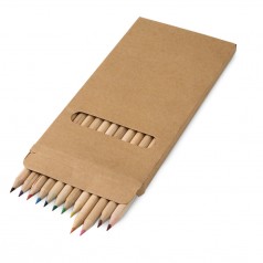 Caixa Com 12 Lápis de Cor personalizada