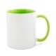 Caneca Cerâmica - 325ml - Interior e Alça Colorido  Personalizada