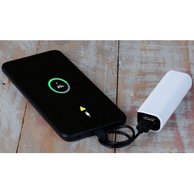 Kit Carregador Portatil Usb Para Celular Com Caneta - 2 Pçs  1.800mAh