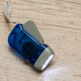 Lanterna Dínamo 3 Leds Promocional