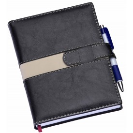 Agenda Diária Personalizada Com Porta Caneta