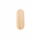 Pen Drive giratório oval de bambu Capacidade de 4 a 64 Gb, memória 2.0 e 3.0
