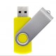 Pen Drive Giratório Metálico Capacidade de 4 a 64 Gb, memória 2.0 e 3.0