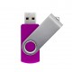 Pen Drive Giratório Metálico Capacidade de 4 a 64 Gb, memória 2.0 e 3.0