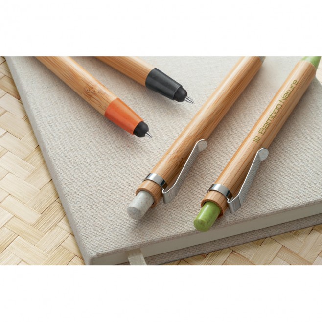 Caneta Bambu Ponteira touch