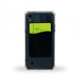 Adesivo Porta Cartão Emborrachado Para Celular