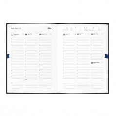 Agenda diária com fecho magnético personalizada