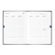 Agenda diária com fecho magnético personalizada