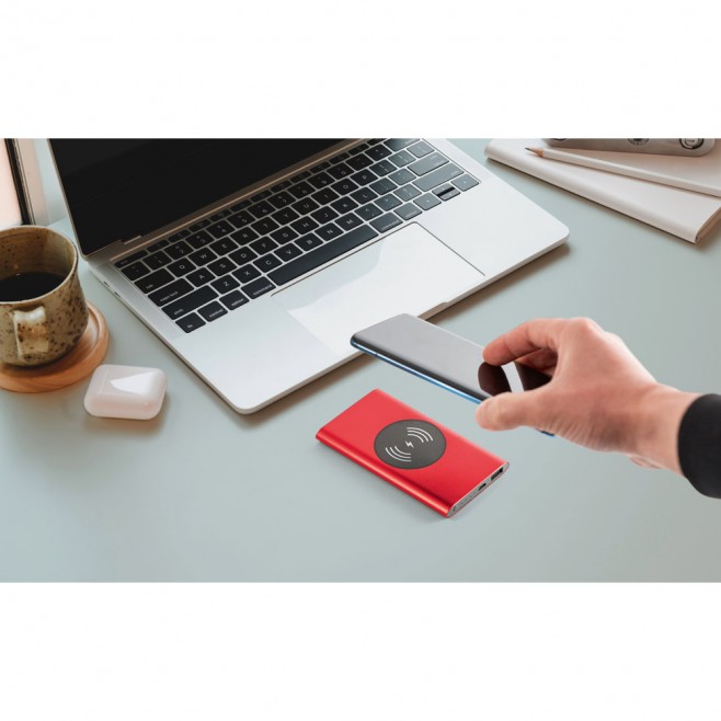 Bateria Portátil e Carregador Wireless 4.000 mAh