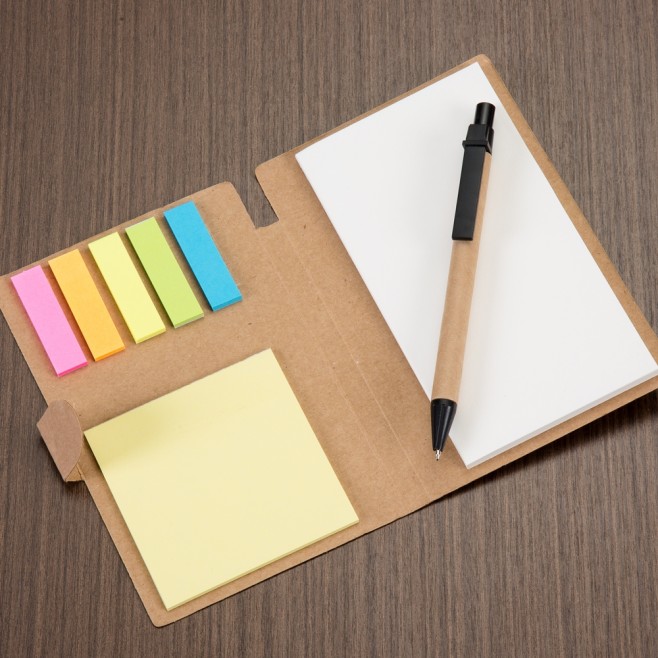 Bloco de Anotações Com Autoadesivos Personalizado 15,3 Cm X 10,3 Cm
