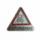 Boton  Operador De Empilhadeira Autorizado Em Metal 22mm