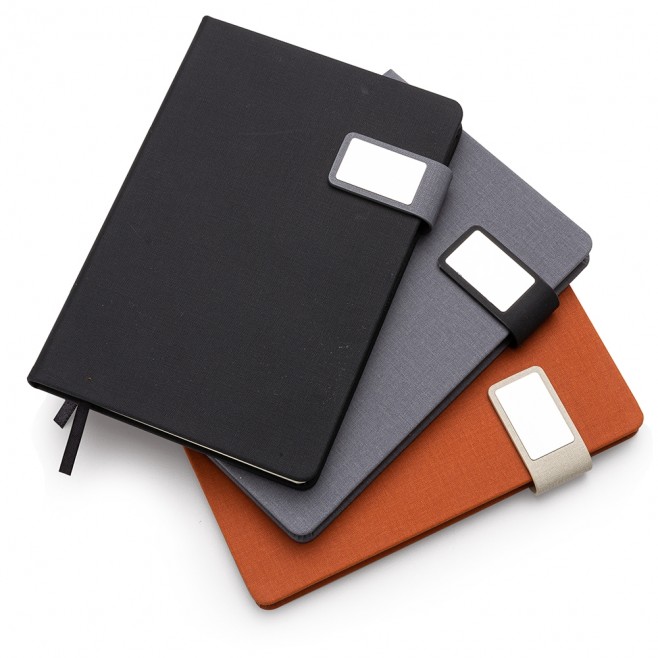 Caderno Com Fecho Magnético Personalizado 213X150Mm