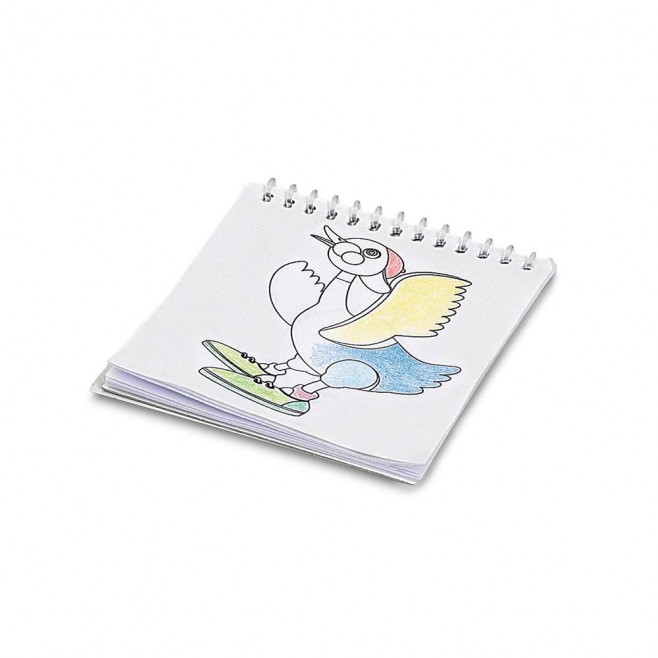 Caderno Pequeno Para Colorir 90 X 90 Mm personalizado