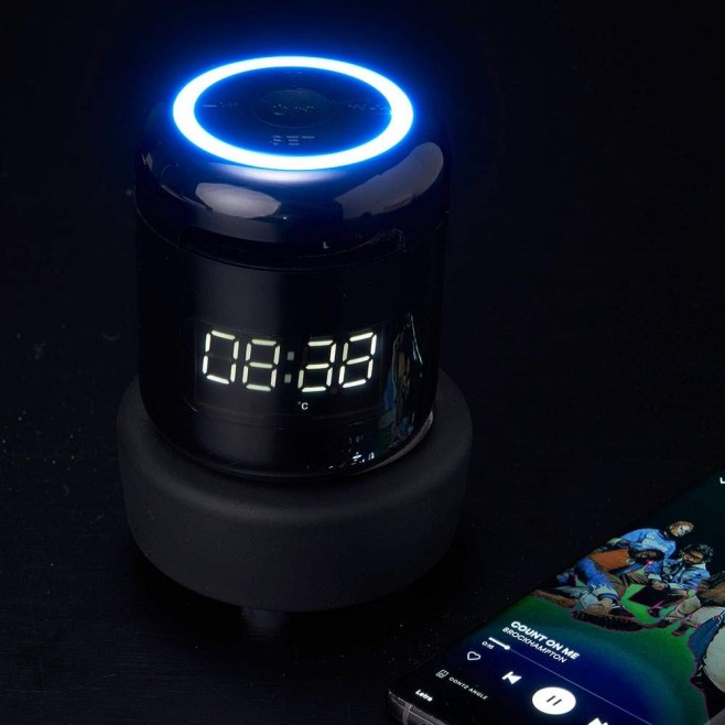 Caixa de Som Multimídia com Relógio personalizada