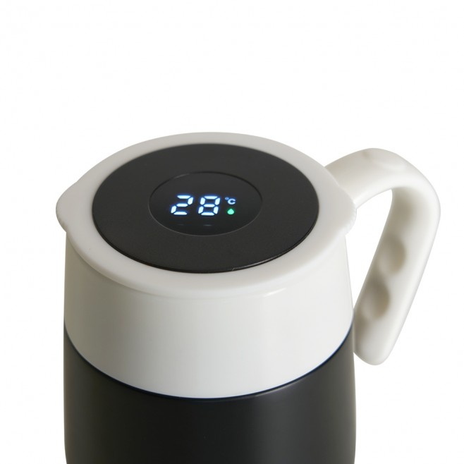 Caneca Térmica Inox 500ml com Display LED Personalizada