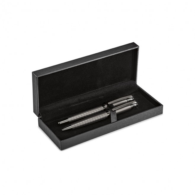 Conjunto de  canetas roller e esferográfica personalizado 