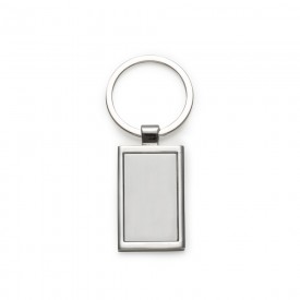 Chaveiro Personalizado em Metal Retangular