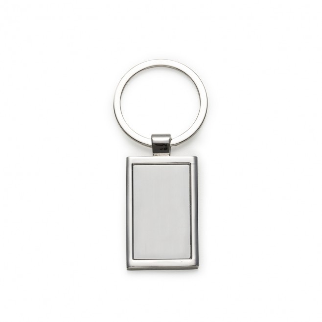 Chaveiro Personalizado em Metal Retangular