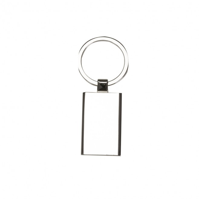 Chaveiro Personalizado em Metal Retangular