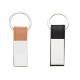 Chaveiro Metal Com Couro Sintetico