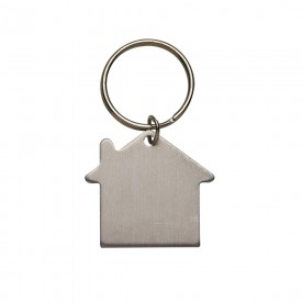 Chaveiro em Metal Formato de Casa Personalizado