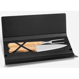 Conj de Garfo e Faca Inox Para Brinde Personalizado