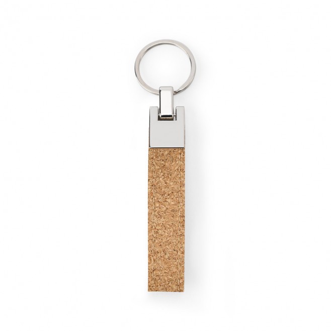 Conjunto composto por uma esferográfica e chaveiro personalizados