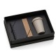 Kit com Caderno. Caneta e Copo em fibra de Bambu