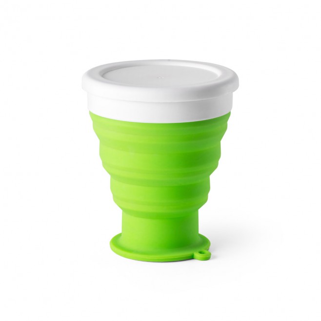 Copo de Viagem Dobrável Promocional  400 ml