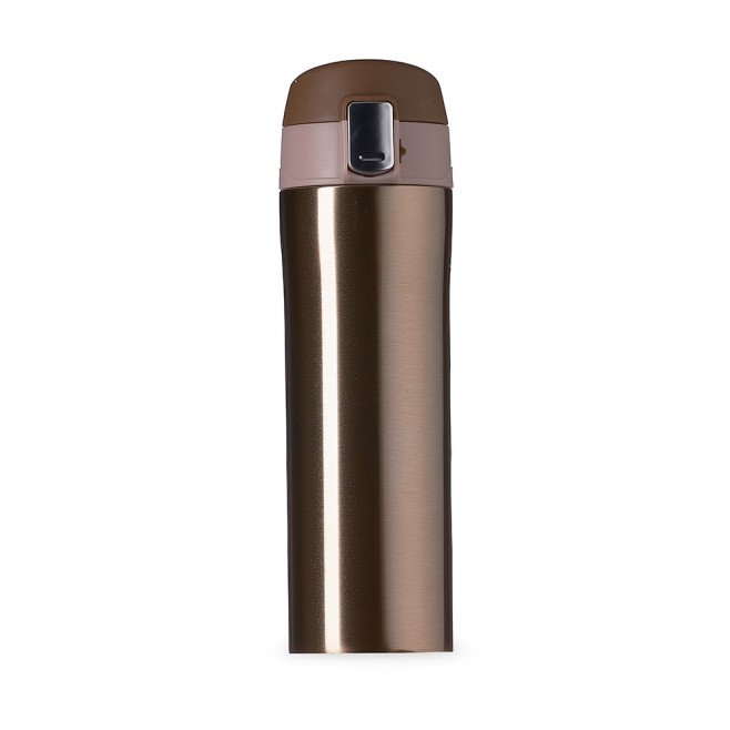 Garrafa Térmica 450ml Colorida Com Sistema de Trava
