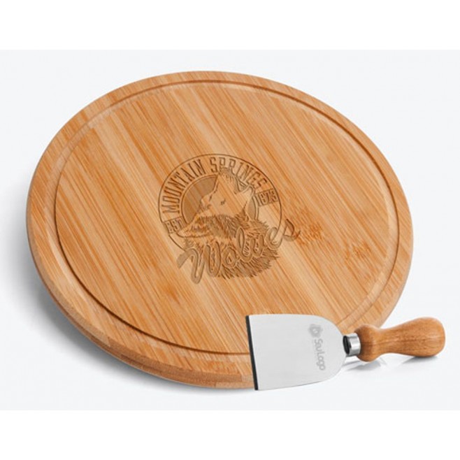 Conj Para Queijo em Bambu / Inox Córdoba - 5 Pçs