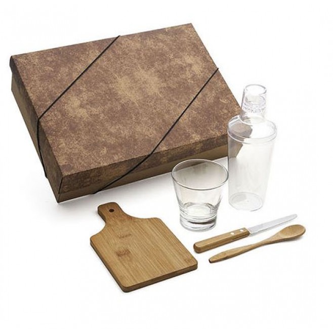 Kit Para Caipirinha Com Coqueteleira - 5 Pçs
