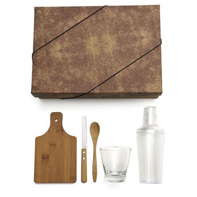 Kit Para Caipirinha Com Coqueteleira - 5 Pçs