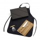 Kit Para Churrasco em Bambu Com Garfo 4 Dentes - 4 Pçs Personalizado