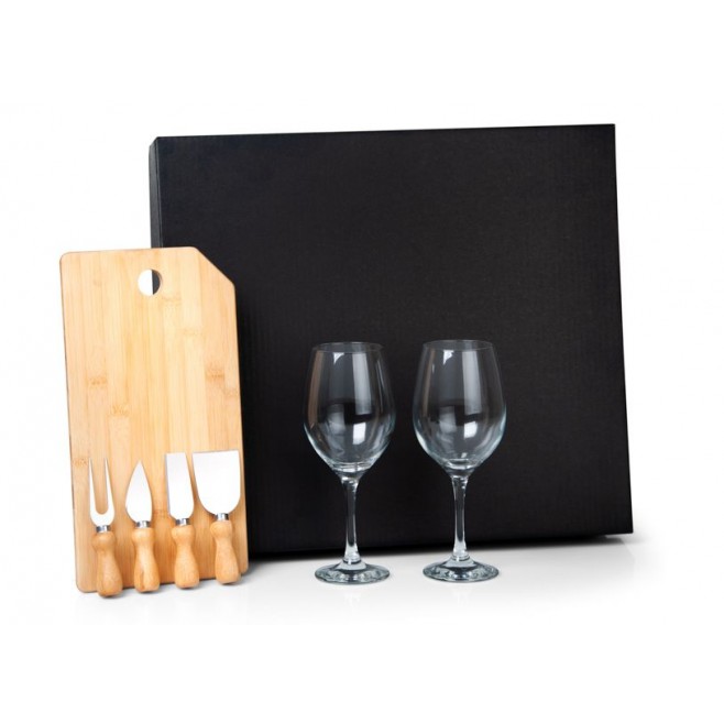 Kit Queijo E Vinho - 7 Pçs
