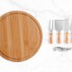 Kit Queijo e Vinho Com Abridor Saca Rolhas- 8 Pçs