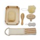 Kit Banho de Madeira Com 6 Peças Personalizado