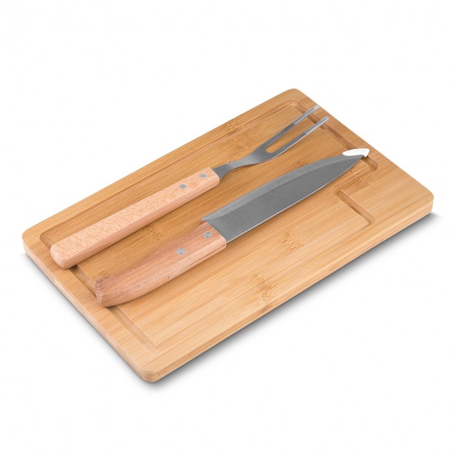 Kit Para Churrasco Personalizado Com 3 Peças