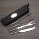 Kit Churrasco 3 Peças em Estojo de Nylon Com Alça