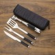 Kit Para Churrasco Promocional Com 4 Peças Com Estojo