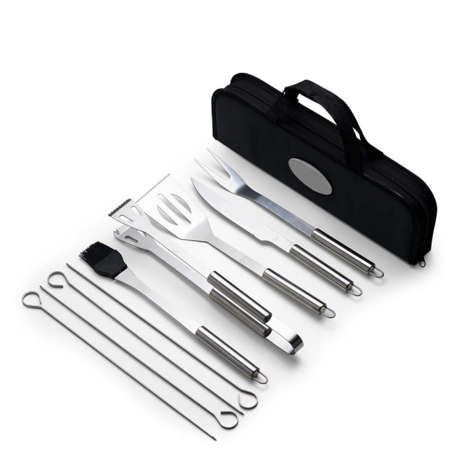 Kit Churrasco 9 Peças Para Brinde Personalizado