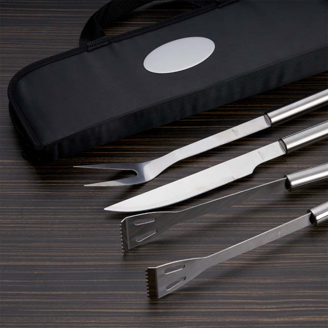 Kit Churrasco 9 Peças Para Brinde Personalizado