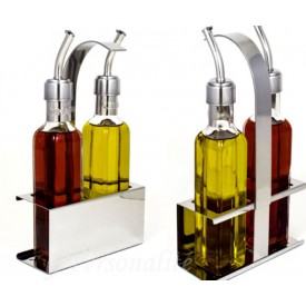 Kit Galheteiro em vidro e inox