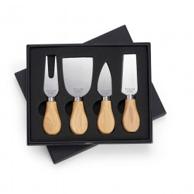 Kit Queijo 4 Peças Para Brinde Personalizado