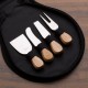 Kit Queijo 4 Peças Com Tábua de Bambu Personalizado