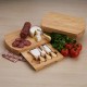 Kit Queijo 5 Peças Com Tábua de Madeira  Personalizado