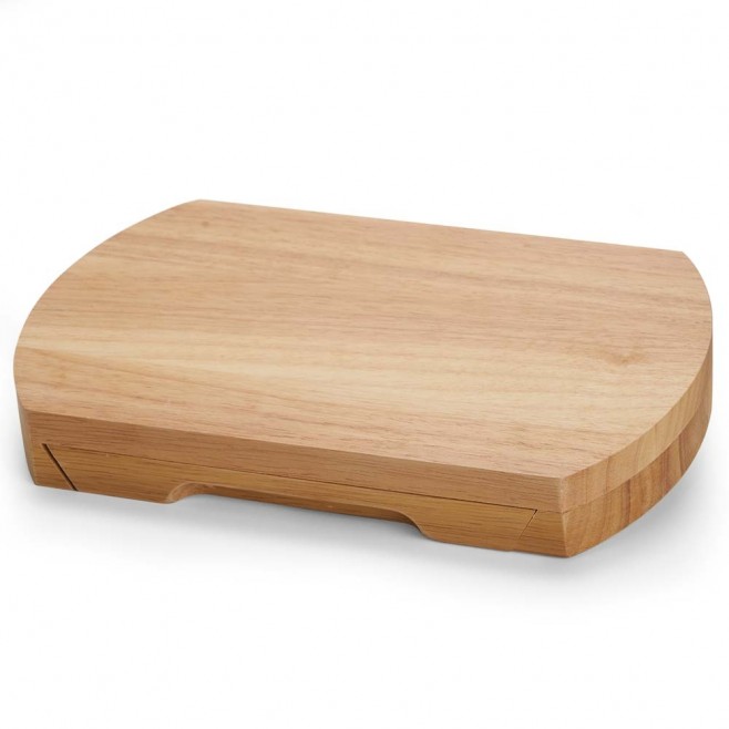 Kit Queijo 5 Peças Com Tábua de Madeira  Personalizado