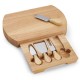 Kit Queijo 5 Peças Com Tábua de Madeira  Personalizado