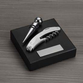Kit Vinho Personalizado Com 2 Peças em Caixa de Papelão Com Tampa