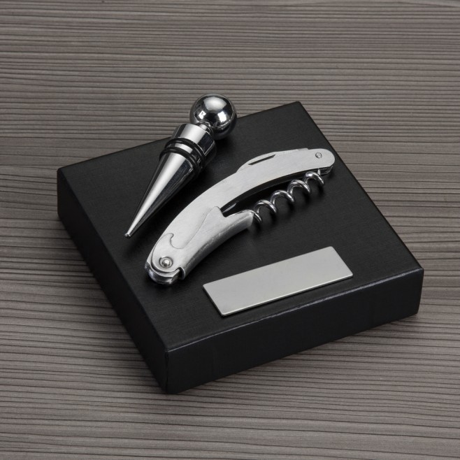 Kit Vinho Personalizado Com 2 Peças em Caixa de Papelão Com Tampa